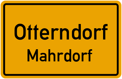 Straßenverzeichnis Otterndorf Mahrdorf