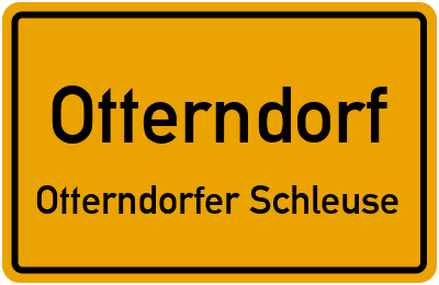 Straßenverzeichnis Otterndorf Otterndorfer Schleuse