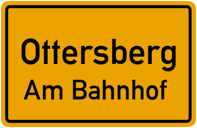 Straßenverzeichnis Ottersberg Am Bahnhof
