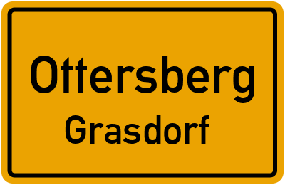 Ortsschild Ottersberg Grasdorf