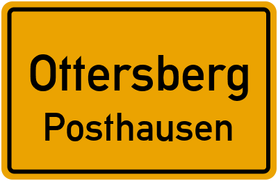 Ortsschild Ottersberg Posthausen