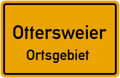 Straßenverzeichnis Ottersweier Ortsgebiet
