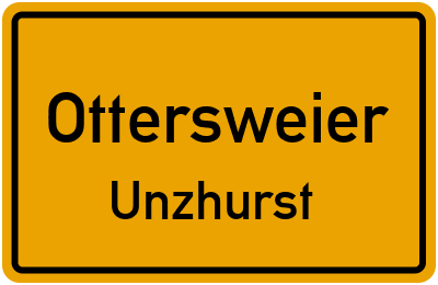Straßenverzeichnis Ottersweier Unzhurst