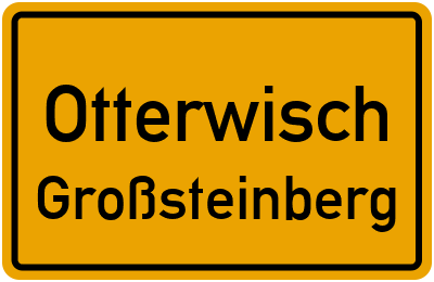 Straßenverzeichnis Otterwisch Großsteinberg