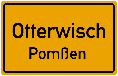 Straßenverzeichnis Otterwisch Pomßen