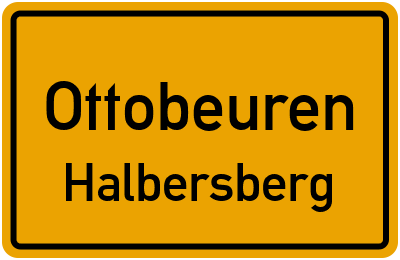 Straßenverzeichnis Ottobeuren Halbersberg
