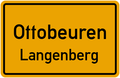 Straßenverzeichnis Ottobeuren Langenberg