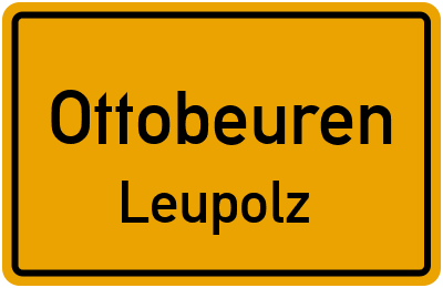 Straßenverzeichnis Ottobeuren Leupolz