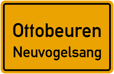 Straßenverzeichnis Ottobeuren Neuvogelsang