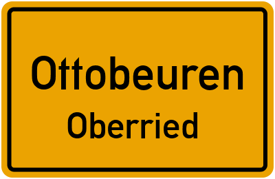 Straßenverzeichnis Ottobeuren Oberried
