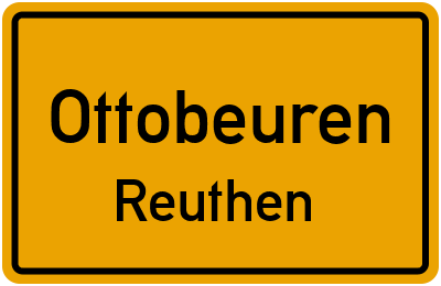 Straßenverzeichnis Ottobeuren Reuthen