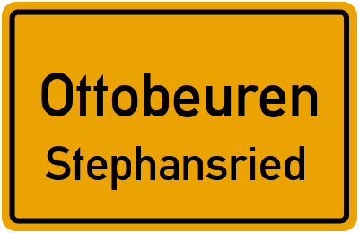 Straßenverzeichnis Ottobeuren Stephansried
