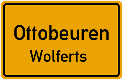 Straßenverzeichnis Ottobeuren Wolferts