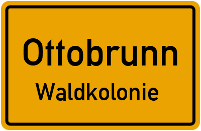 Straßenverzeichnis Ottobrunn Waldkolonie