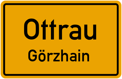 Straßenverzeichnis Ottrau Görzhain