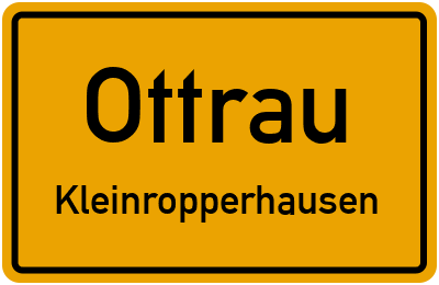 Straßenverzeichnis Ottrau Kleinropperhausen