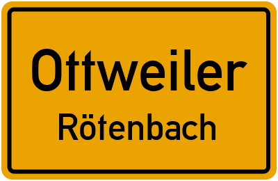 Straßenverzeichnis Ottweiler Rötenbach