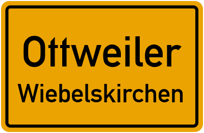 Straßenverzeichnis Ottweiler Wiebelskirchen