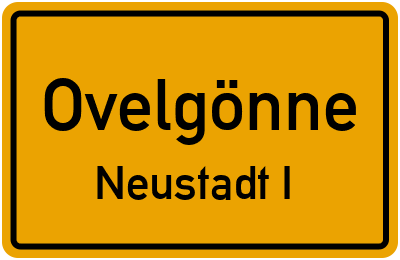 Ortsschild Ovelgönne Neustadt I