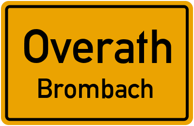 Straßenverzeichnis Overath Brombach