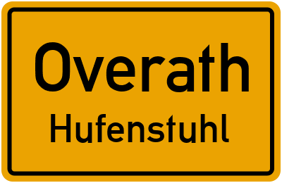 Straßenverzeichnis Overath Hufenstuhl