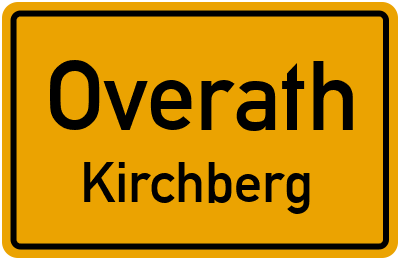 Straßenverzeichnis Overath Kirchberg