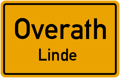 Straßenverzeichnis Overath Linde