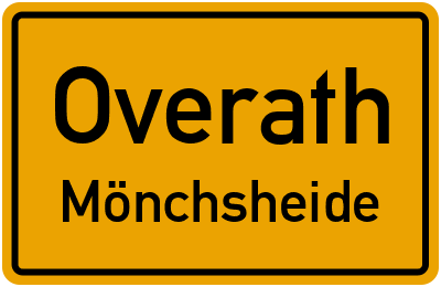 Straßenverzeichnis Overath Mönchsheide
