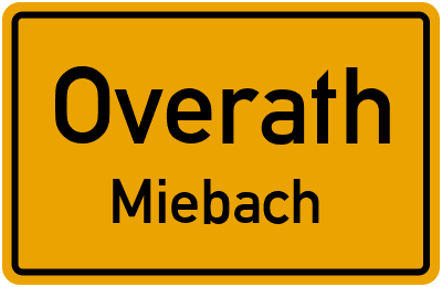 Straßenverzeichnis Overath Miebach