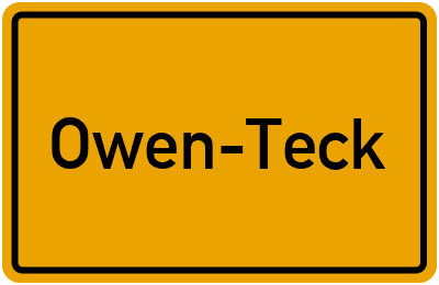 Branchenbuch Owen-Teck, Baden-Württemberg