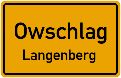 Straßenverzeichnis Owschlag Langenberg