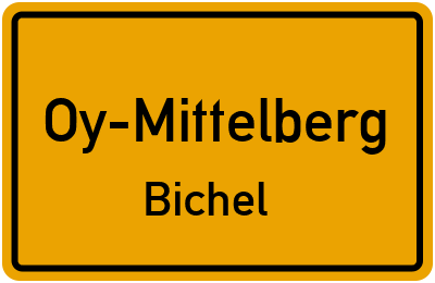 Straßenverzeichnis Oy-Mittelberg Bichel