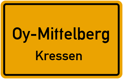 Straßenverzeichnis Oy-Mittelberg Kressen