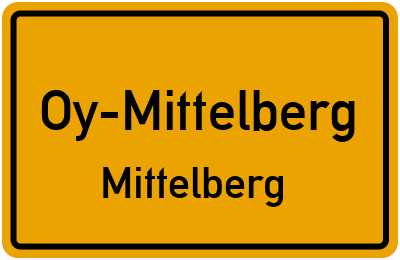 Straßenverzeichnis Oy-Mittelberg Mittelberg