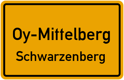 Straßenverzeichnis Oy-Mittelberg Schwarzenberg