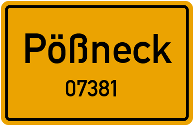 07381 Pößneck