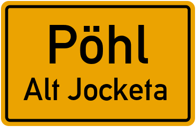 Straßenverzeichnis Pöhl Alt Jocketa