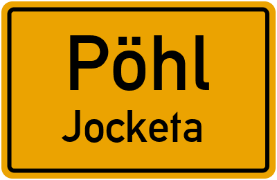 Straßenverzeichnis Pöhl Jocketa