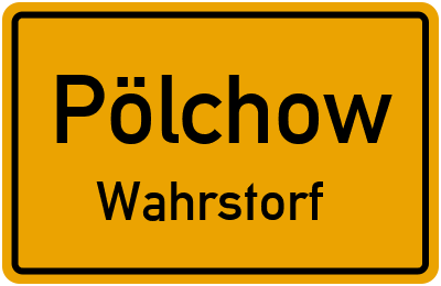 Straßenverzeichnis Pölchow Wahrstorf