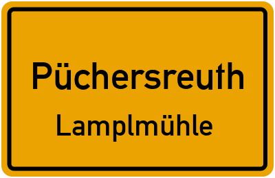 Straßenverzeichnis Püchersreuth Lamplmühle