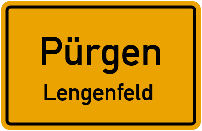 Straßenverzeichnis Pürgen Lengenfeld