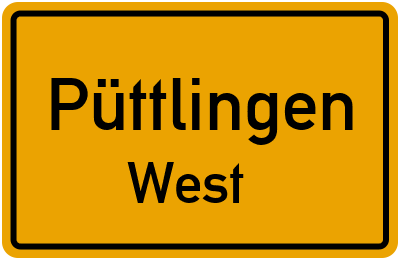 Straßenverzeichnis Püttlingen West