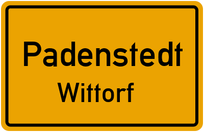 Straßenverzeichnis Padenstedt Wittorf