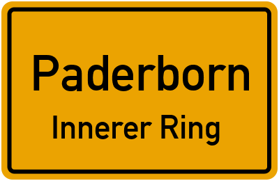 Straßenverzeichnis Paderborn Innerer Ring