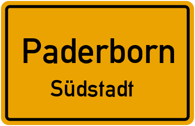 Straßenverzeichnis Paderborn Südstadt