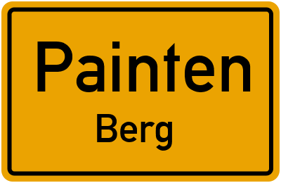 Ortsschild Painten Berg