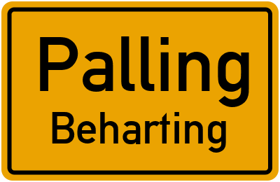 Straßenverzeichnis Palling Beharting