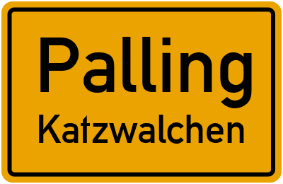 Straßenverzeichnis Palling Katzwalchen