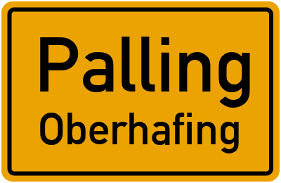 Straßenverzeichnis Palling Oberhafing