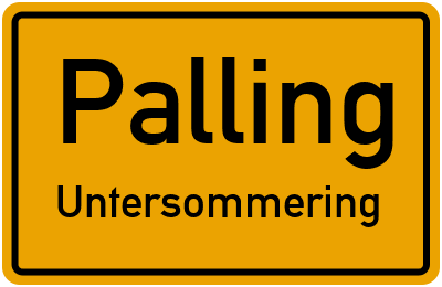 Straßenverzeichnis Palling Untersommering